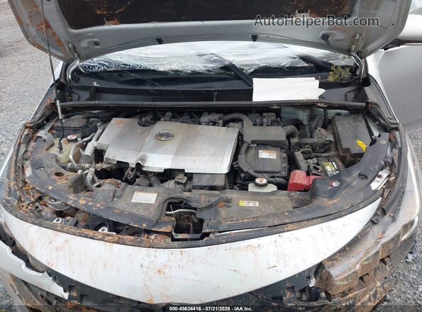 JTDKARFP3H3049993 2017 TOYOTA PRIUS PRIME Серебряный Вид сзади