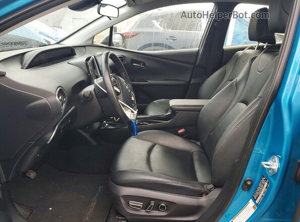 JTDKARFP3H3059357 2017 TOYOTA PRIUS Blue Front interior view