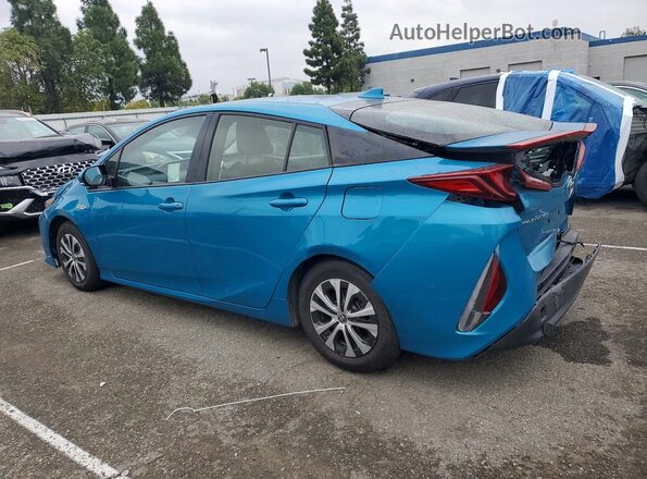 JTDKARFP3H3059357 2017 TOYOTA PRIUS Blue Rear left