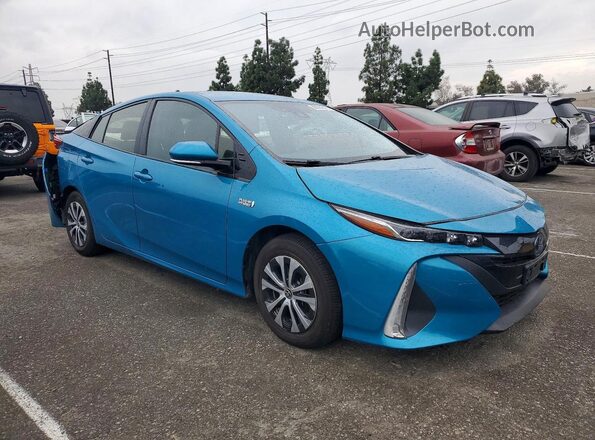 JTDKARFP3H3059357 2017 TOYOTA PRIUS Blue Front right