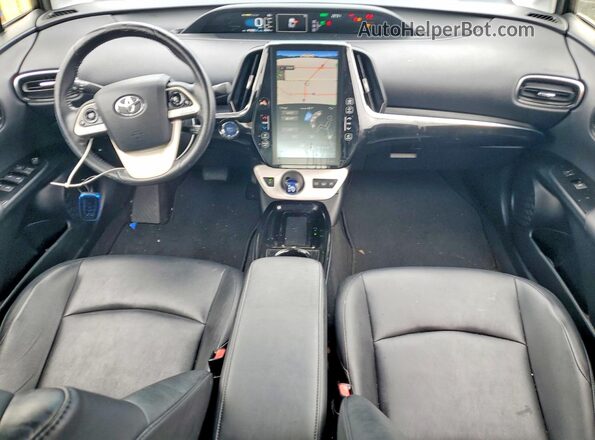JTDKARFP3H3059357 2017 TOYOTA PRIUS Blue Dashboard view