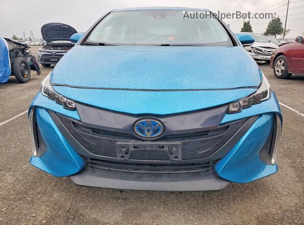 JTDKARFP3H3059357 2017 TOYOTA PRIUS Blue Front view