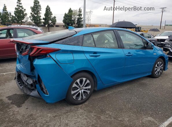JTDKARFP3H3059357 2017 TOYOTA PRIUS Blue Rear right
