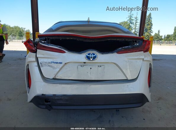JTDKARFP3J3082014 2018 TOYOTA PRIUS PRIME White Դիմացի տեսք