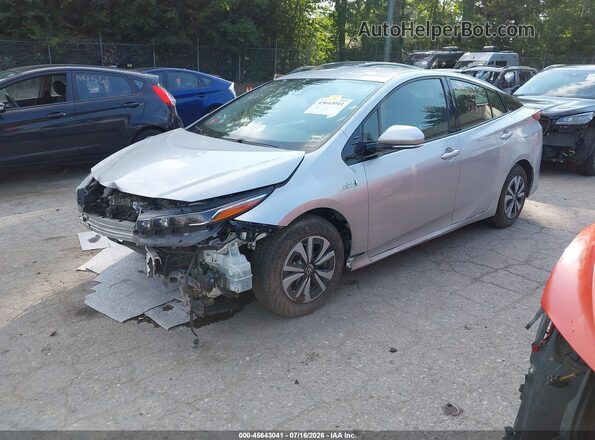 JTDKARFP3J3096379 2018 TOYOTA PRIUS PRIME Silver Vista tres cuartos delantera izquierda