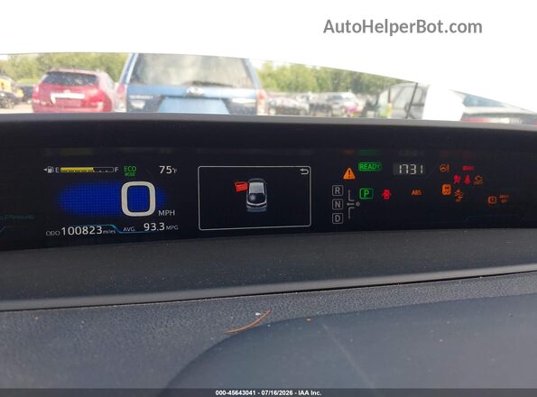 JTDKARFP3J3096379 2018 TOYOTA PRIUS PRIME Silver Vista de los asientos traseros