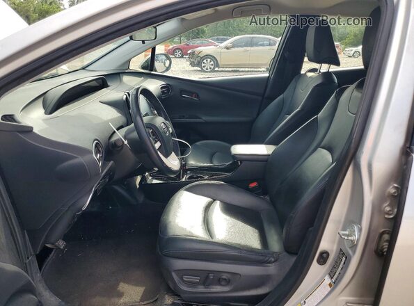 JTDKARFP3K3115160 2019 TOYOTA PRIUS Silver Widok wnętrza z przodu