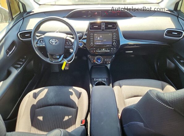 JTDKARFP3L3138584 2020 TOYOTA PRIUS White წინა პანელის ხედი