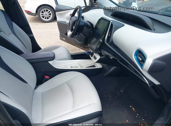 JTDKARFP4H3002102 2017 TOYOTA PRIUS PRIME Gray წინა სალონის ხედი
