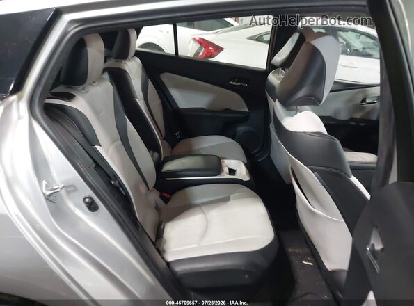 JTDKARFP4H3012032 2017 TOYOTA PRIUS PRIME Silver Vista de la etiqueta del VIN
