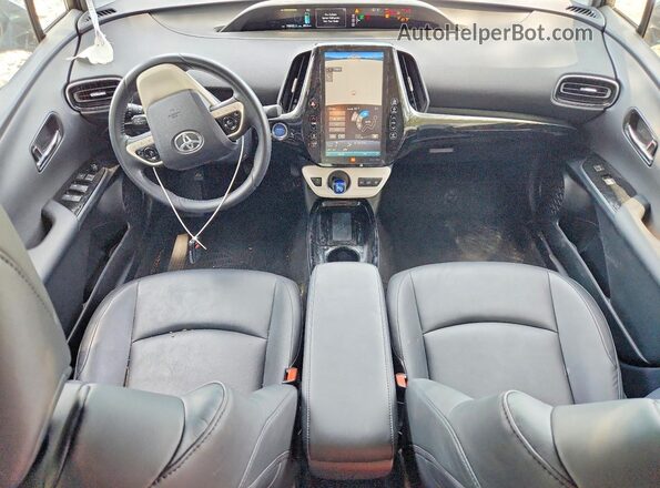 JTDKARFP4H3019899 2017 TOYOTA PRIUS Blue Առջևի վահանակի տեսք
