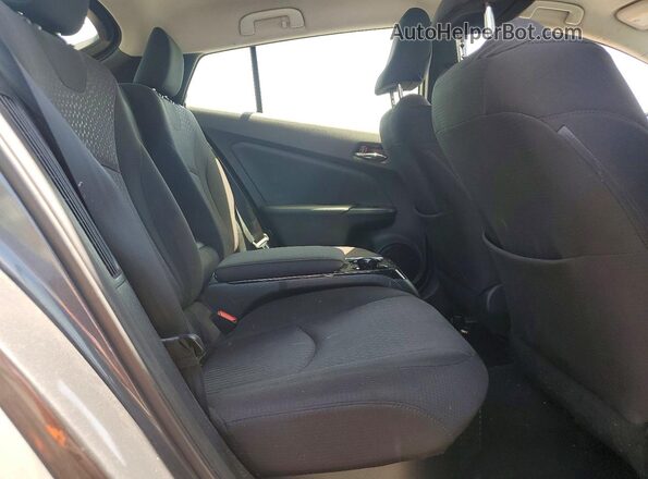 JTDKARFP4H3043667 2017 TOYOTA PRIUS Gray Widok tylnych siedzeń