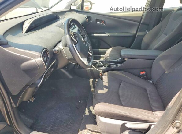 JTDKARFP4H3043667 2017 TOYOTA PRIUS Gray Widok wnętrza z przodu