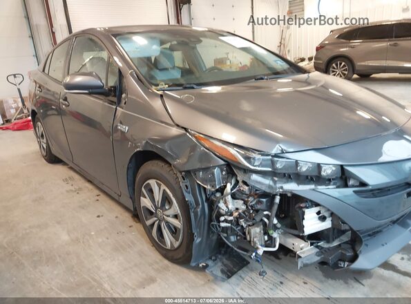 JTDKARFP4H3058458 2017 TOYOTA PRIUS PRIME Gray Widok z przodu
