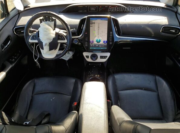 JTDKARFP4J3074472 2018 TOYOTA PRIUS Gray Առջևի վահանակի տեսք