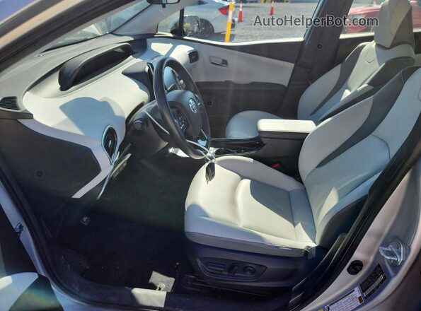 JTDKARFP4L3125598 2020 TOYOTA PRIUS Silver წინა სალონის ხედი