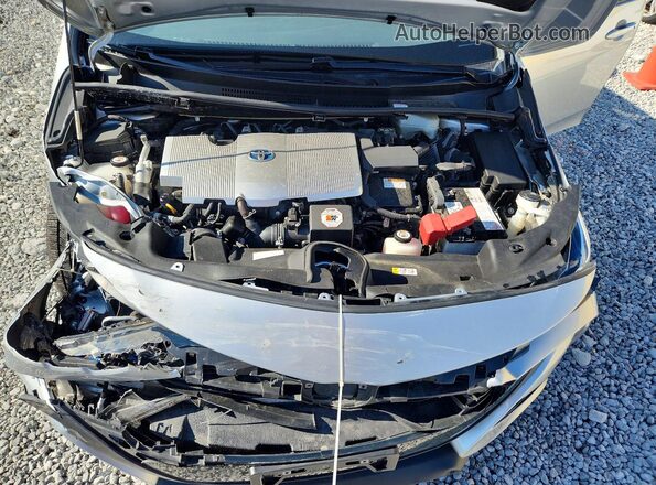 JTDKARFP4L3125598 2020 TOYOTA PRIUS Silver უკანა სალონის ხედი