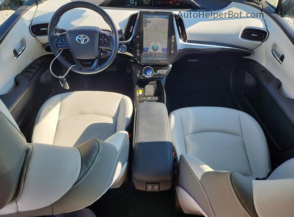 JTDKARFP4L3125598 2020 TOYOTA PRIUS Silver წინა პანელის ხედი