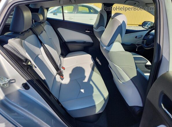 JTDKARFP4L3125598 2020 TOYOTA PRIUS Silver უკანა სავარძლების ხედი