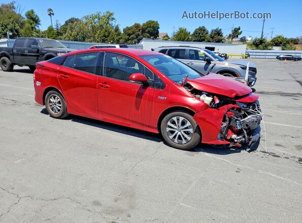JTDKARFP4L3127979 2020 TOYOTA PRIUS Red Front right