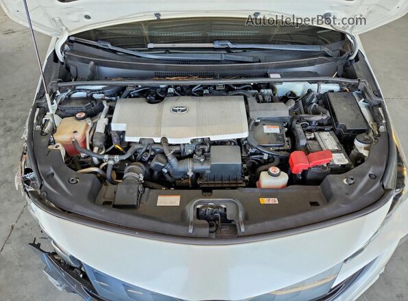 JTDKARFP4L3137539 2020 TOYOTA PRIUS White უკანა სალონის ხედი