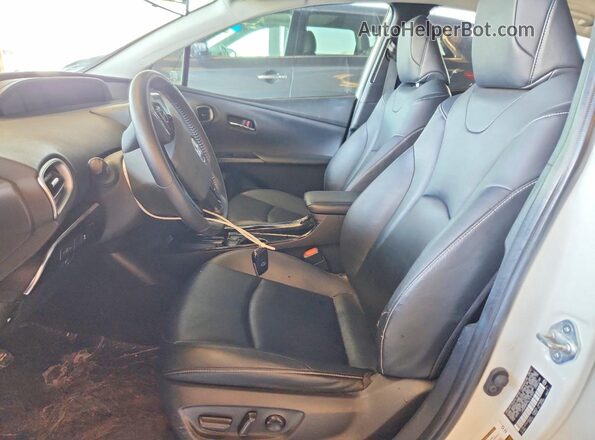 JTDKARFP4L3137539 2020 TOYOTA PRIUS White წინა სალონის ხედი