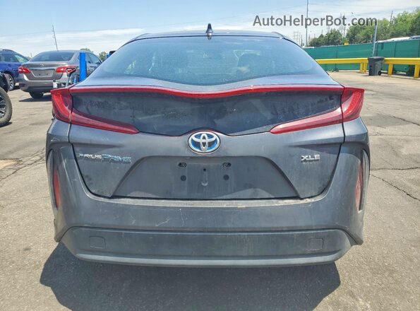 JTDKARFP4L3146483 2020 TOYOTA PRIUS Gray Вид ззаду