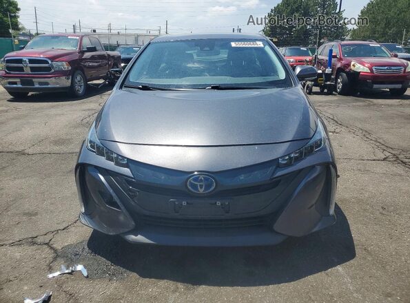 JTDKARFP4L3146483 2020 TOYOTA PRIUS Gray Вид спереду