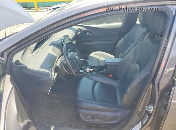 JTDKARFP4L3146483 2020 TOYOTA PRIUS Gray Вид салону спереду