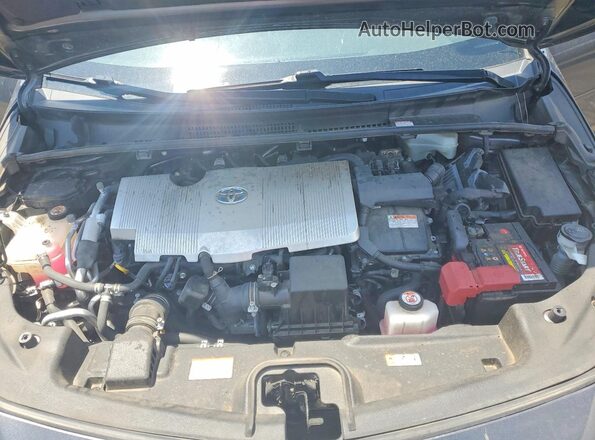 JTDKARFP4L3146483 2020 TOYOTA PRIUS Gray Вид задньої частини салону