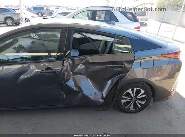 JTDKARFP5H3034587 2017 TOYOTA PRIUS PRIME Gray Вид спереду