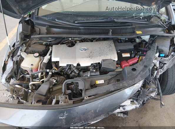 JTDKARFP5H3034587 2017 TOYOTA PRIUS PRIME Gray Вид ззаду