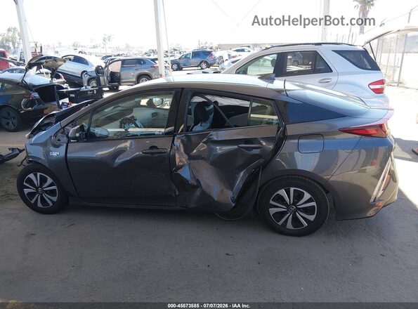 JTDKARFP5H3034587 2017 TOYOTA PRIUS PRIME Gray 