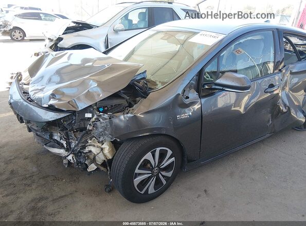 JTDKARFP5H3034587 2017 TOYOTA PRIUS PRIME Gray Вид задньої частини салону
