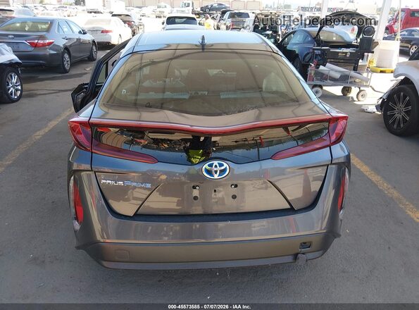 JTDKARFP5H3034587 2017 TOYOTA PRIUS PRIME Gray 