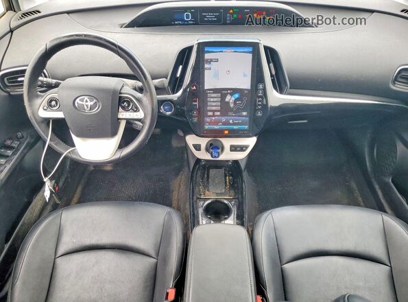 JTDKARFP5H3056122 2017 TOYOTA PRIUS Blue Առջևի վահանակի տեսք
