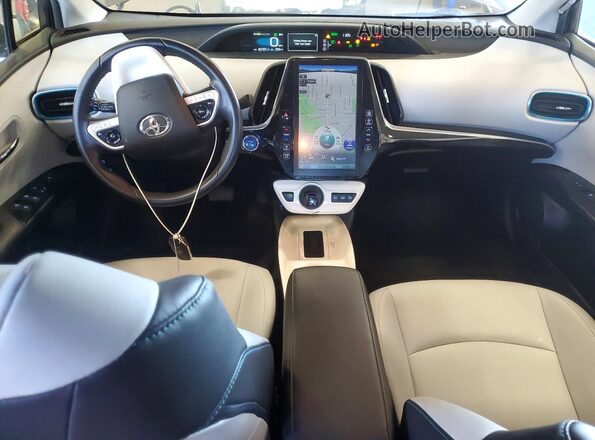JTDKARFP5J3087280 2018 TOYOTA PRIUS Gray წინა პანელის ხედი