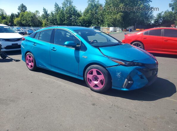 JTDKARFP5L3138618 2020 TOYOTA PRIUS Blue Delantero derecho