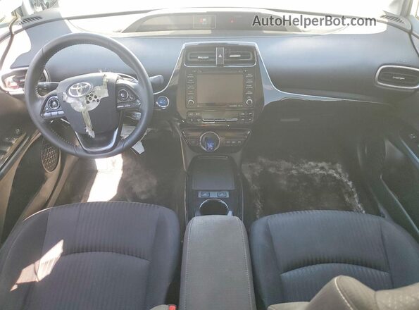 JTDKARFP5L3153572 2020 TOYOTA PRIUS White Widok deski rozdzielczej