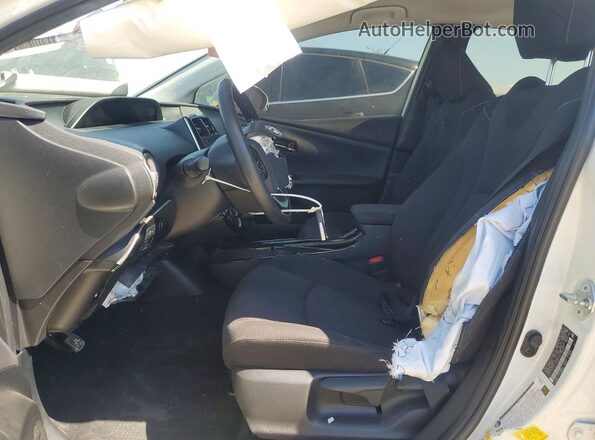 JTDKARFP5L3153572 2020 TOYOTA PRIUS White Widok wnętrza z przodu