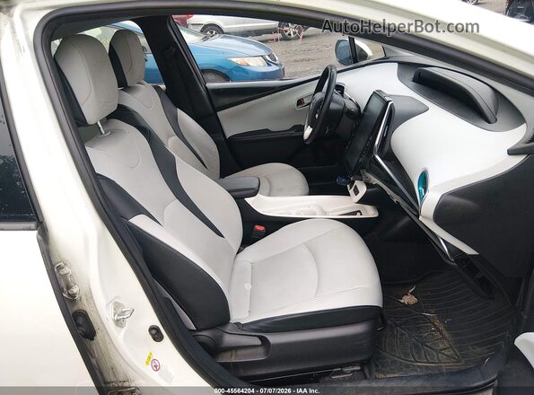JTDKARFP6H3001470 2017 TOYOTA PRIUS PRIME White Widok wnętrza z przodu