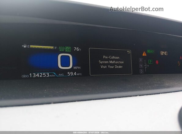 JTDKARFP6H3001470 2017 TOYOTA PRIUS PRIME White Widok tylnych siedzeń