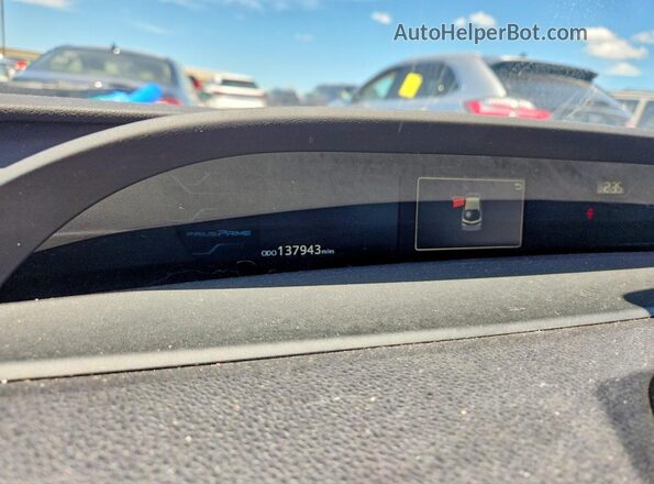 JTDKARFP6H3023243 2017 TOYOTA PRIUS White Widok zestawu wskaźników