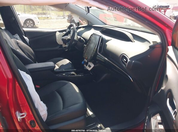 JTDKARFP6H3041029 2017 TOYOTA PRIUS PRIME Red Вид салону спереду