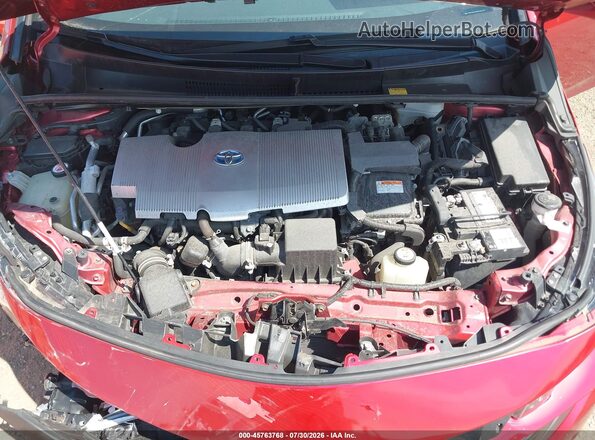 JTDKARFP6H3041029 2017 TOYOTA PRIUS PRIME Red Вид ззаду
