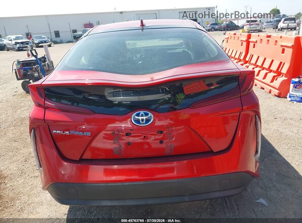 JTDKARFP6H3041029 2017 TOYOTA PRIUS PRIME Red 