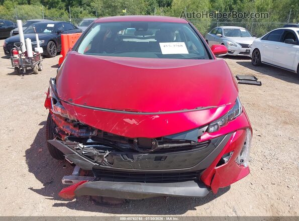 JTDKARFP6H3041029 2017 TOYOTA PRIUS PRIME Red Вид щитка приладів