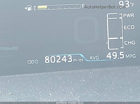 JTDKARFP6H3041029 2017 TOYOTA PRIUS PRIME Red 