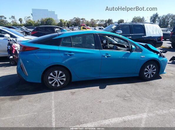 JTDKARFP6L3137350 2020 TOYOTA PRIUS PRIME Blue Rear interior view