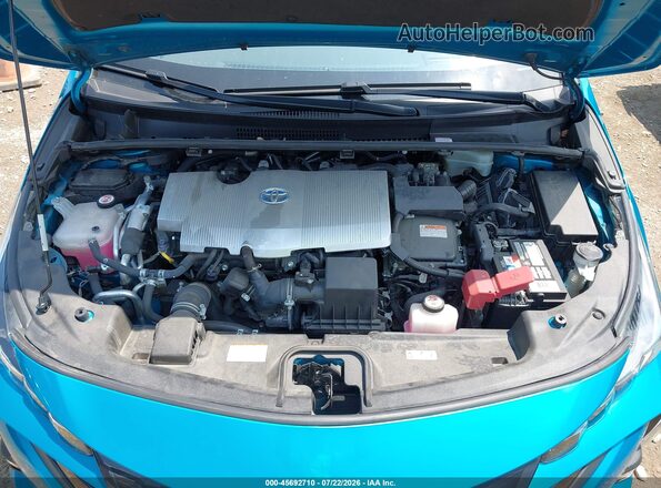 JTDKARFP6L3149997 2020 TOYOTA PRIUS PRIME Blue Вид ззаду
